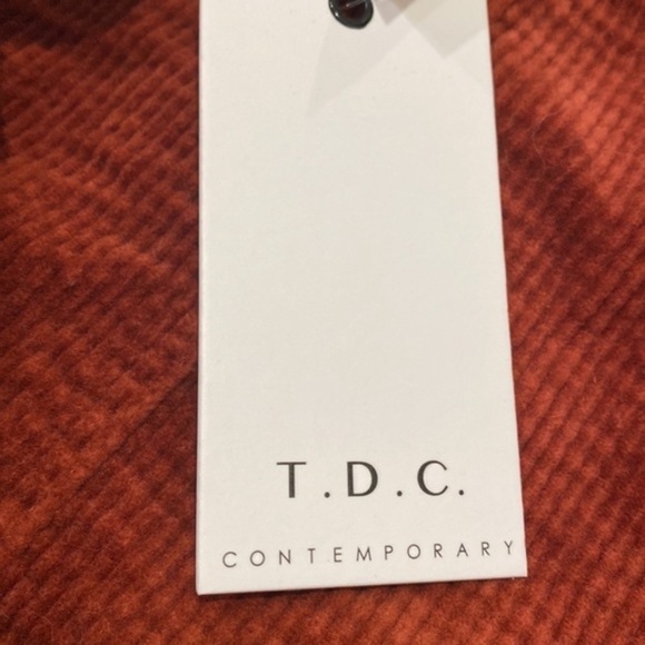 T.D.C. Topson Oversized Cropped Corduroy Jacket size Large - Picture 13 of 13